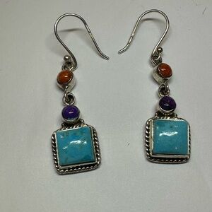 Turquoise sterling 925 earrings